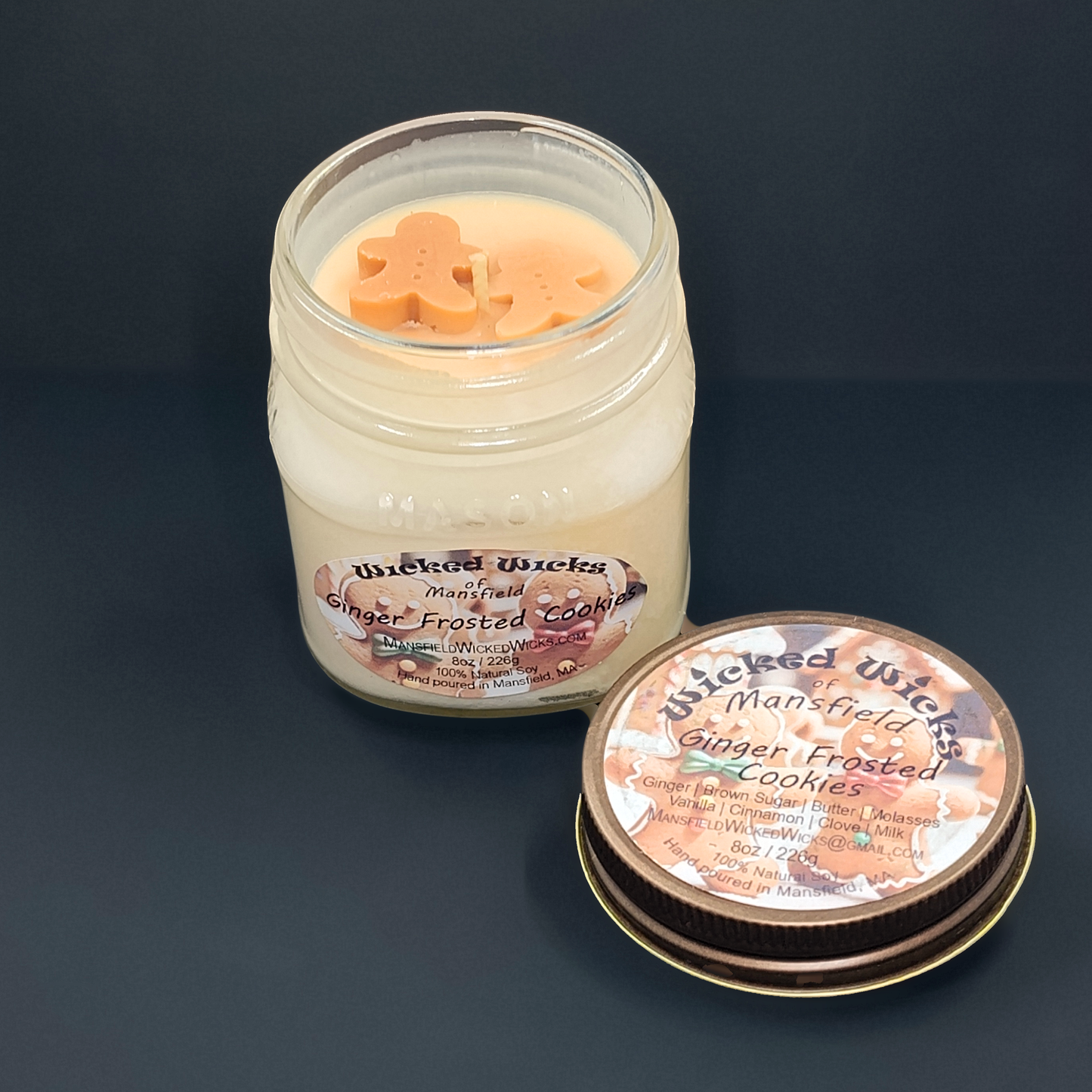 Ginger Frosted Cookies 8oz Candle