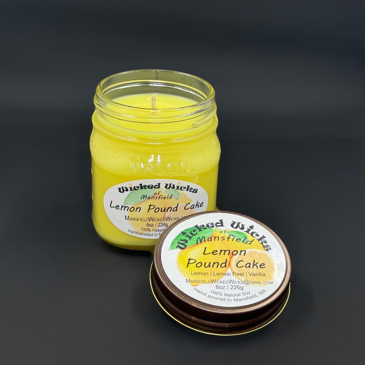 Lemon Pound Cake 8oz Candle