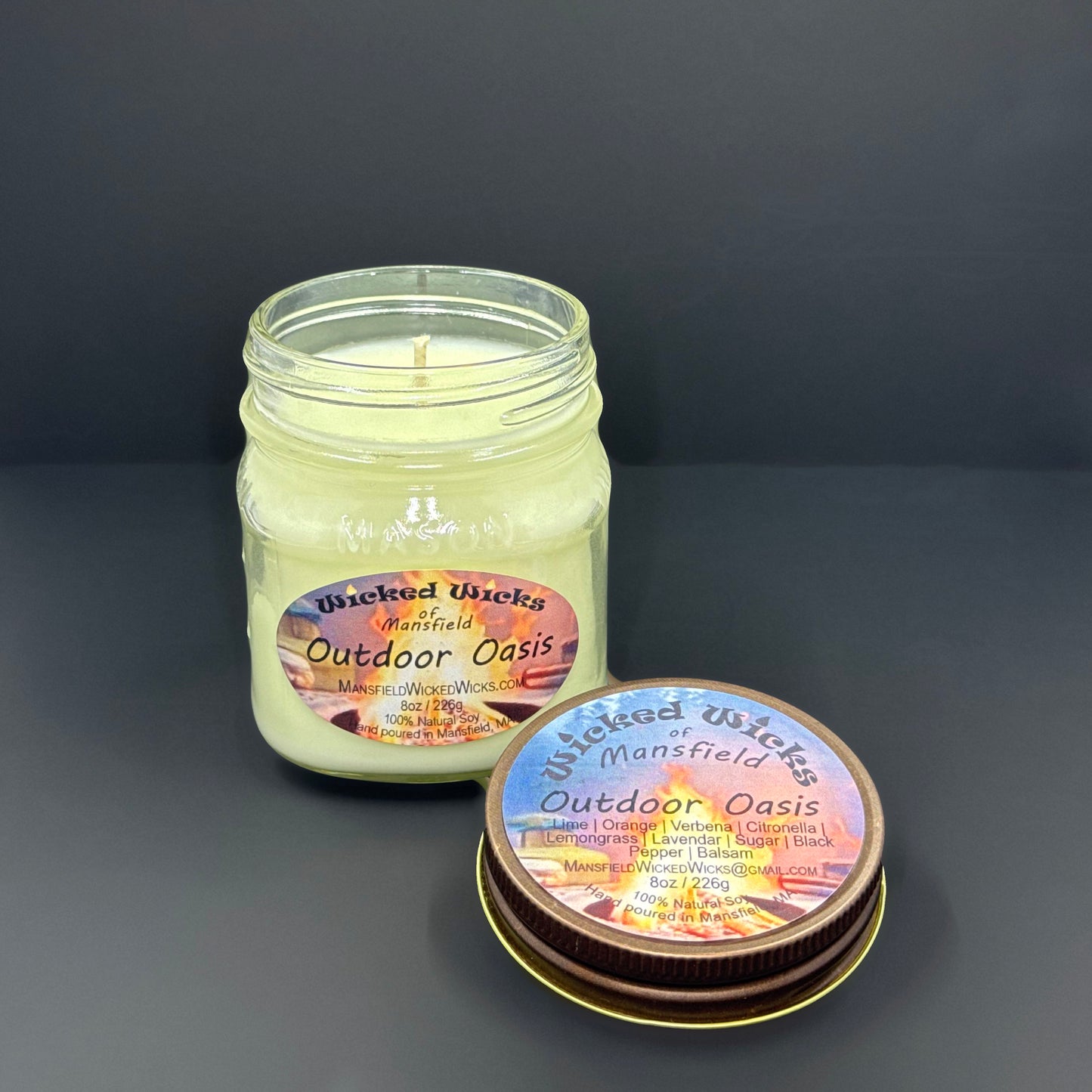 Outdoor Oasis 8oz Candle