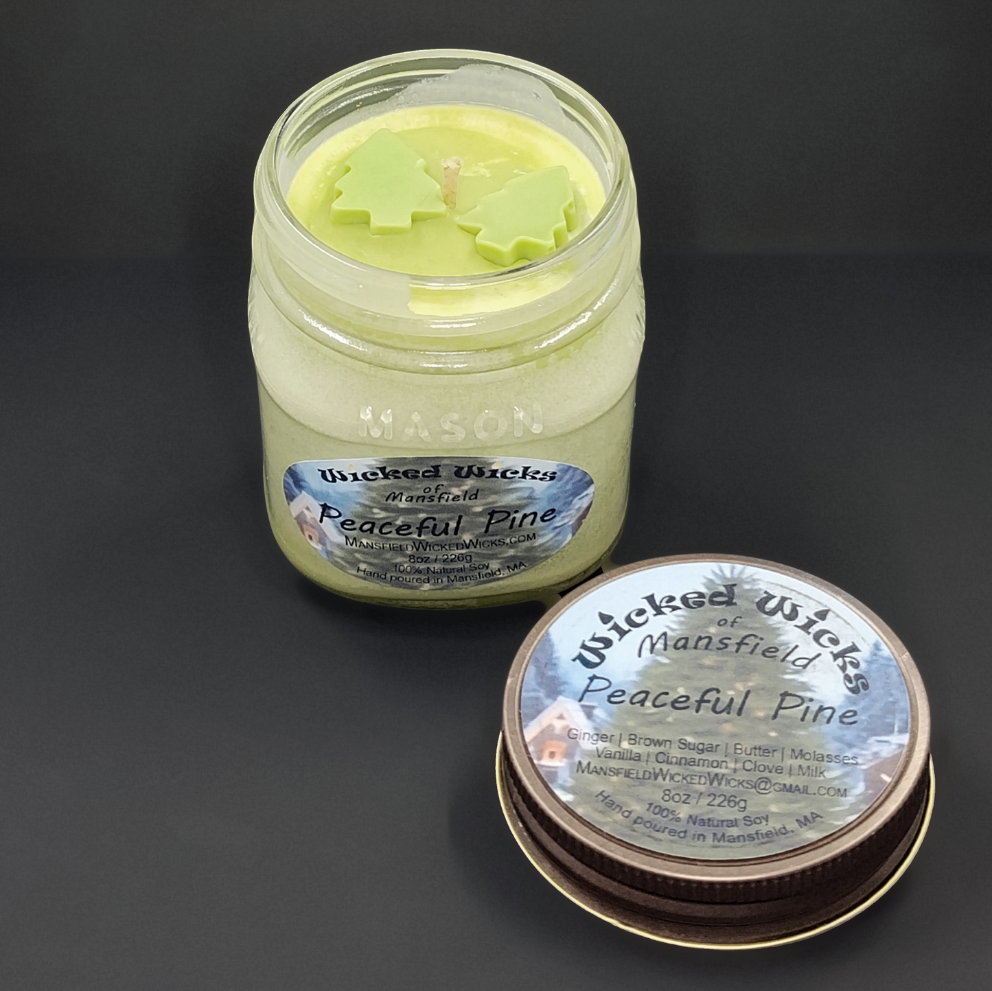 Peaceful Pine 8oz Candle