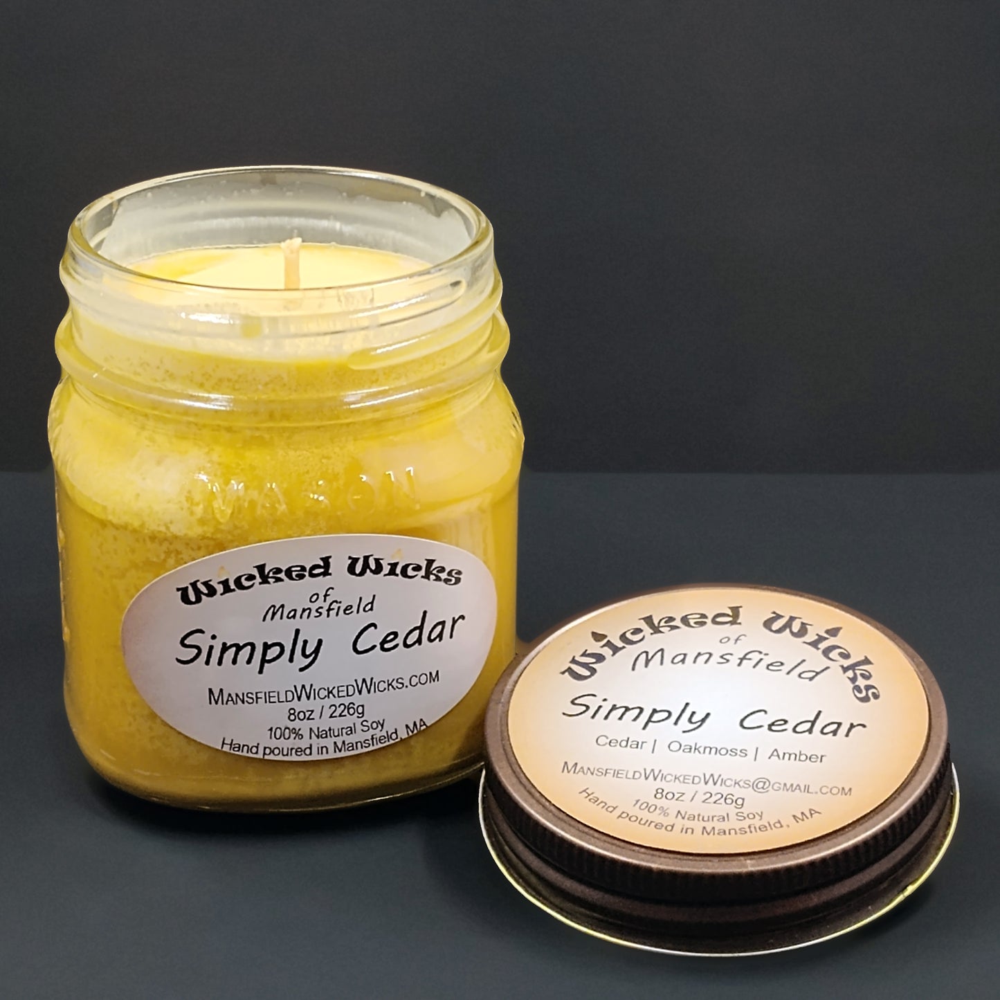 Simply Cedar 8oz Candle